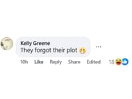 Comments by fans on the post (Image via Facebook/@Mary Ellen Whitaker)